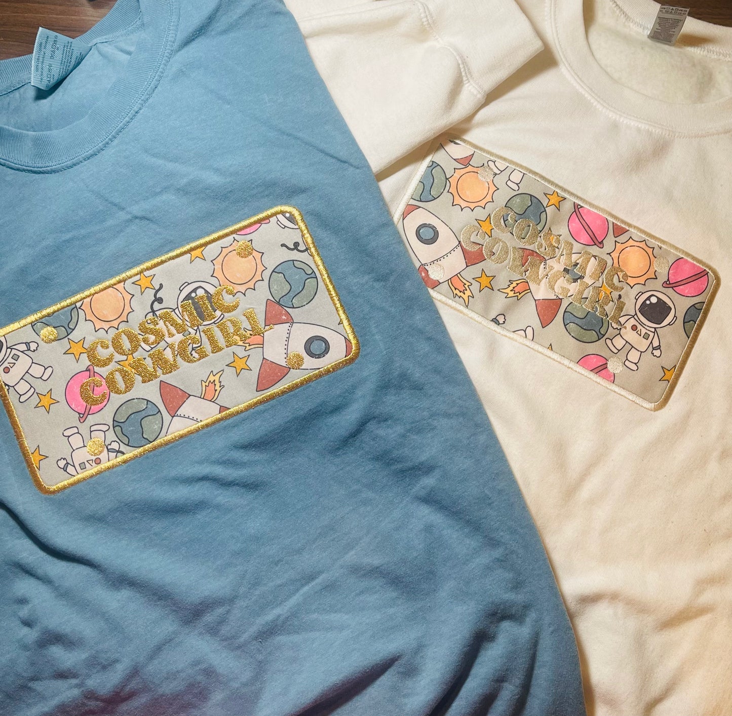 COSMIC COWGIRL CREAM TSHIRT